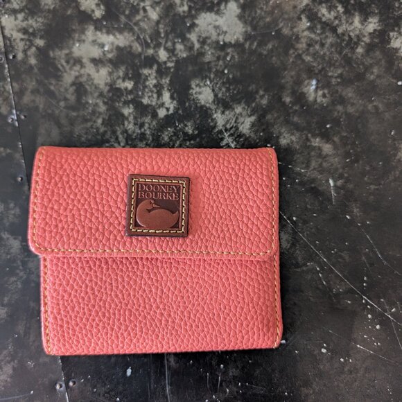 Dooney and Bourke Pebble Grain Flap Wallet - Picture 1 of 7